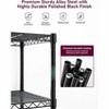 Vynxaria 5-Tier Heavy Duty Storage Shelving Unit, 1250 Lbs Loading Capacity, 29.92" W x 13.98" D x 61.02" H, Black - 4 of 4