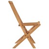 vidaXL Folding Patio Chairs 2 pcs Solid Teak Wood - 4 of 4