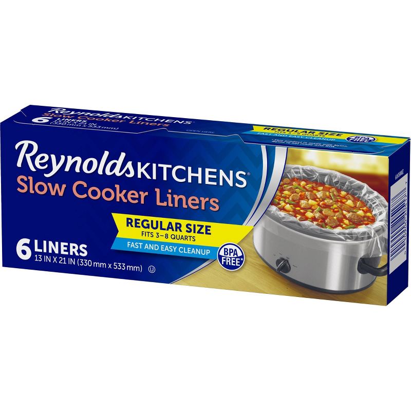Reynolds Kitchens Regular Size Slow Cooker Liners - 6ct, 3 of 8