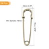 Unique Bargains Metal DIY Blankets Crafts Brooch Making Home Sewing Large Safety Pins 24 Pcs - 2 of 4