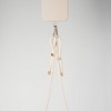 Hello Lux Nylon Rope Phone Crossbody Strap with Gold Accents - Beige - 2 of 4