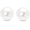 14K Gold Saltwater Akoya Cultured Pearl Stud Earrings - 2 of 4