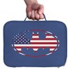 Batman Usa American Flag Shield Logo Insulated Soft Sided Lunch Box - 3 of 4