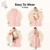 2-Pack Snooze Baby Sleep Sacks, Organic Cotton Wearable Blanket, Soft  Toddler Sleeping Bag, Smooth Zipper - 3 of 4