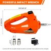 Syemin Lift Jacks Electric Car Jack Kit,5 Ton Hydraulic Jack Lift for SUV ,MPV Sedan,Chrome vanadium steel, Orange, 14.6"*13.58"*7.08" - 3 of 4