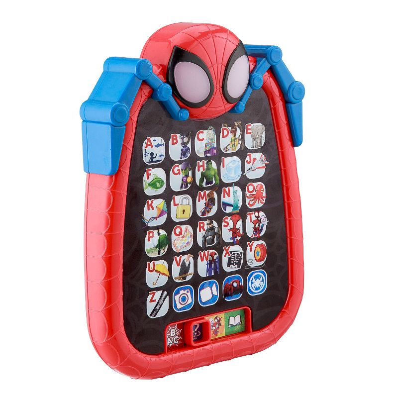 eKids Spidey and His Amazing Friends Interactive Toy Tablet – Red (SA-165.EMV1OLB), 2 of 4