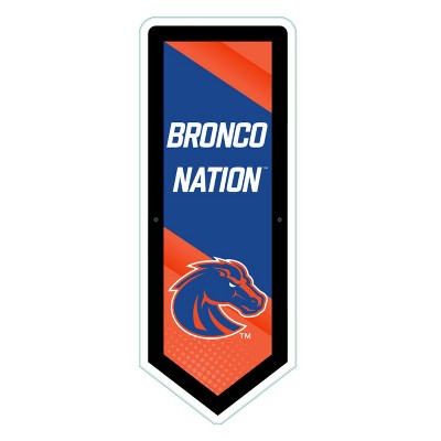 Evergreen Ultra-Thin Glazelight LED Wall Decor, Pennant, Boise State University- 9 x 23 Inches Made In USA