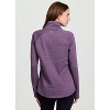 RBX Active Women's Wrap Front Pullover Zip Mock Neck Fleece Sweatshirt with Pockets and Thumbholes - 2 of 4