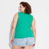 Women's Mickey Vintage Graphic Tank Top - Green - 2 of 3