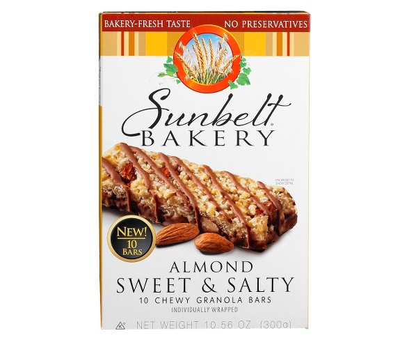 Sunbelt Bakery Almond Sweet & Salty Granola Bars 10ct
