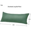 LISM 20"x 54" Breathable Full Body Pillow Insert with Cover,Soft Bed Pillow for Sleeping - 2 of 4