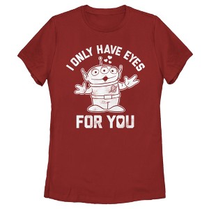 Women's Toy Story Alien I Only Have Eyes for You T-Shirt - 1 of 4