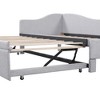 Whisen Twin Size L-Shaped Upholstered Daybed with Pop-Up Trundle, Suitable for Different Places - 3 of 4