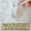 OC Acoustic Newport Plug-in Outlet Speaker with Bluetooth 5.1 and Built-in USB Type-A Charging Port - Set of 4 (Champagne/White) - 4 of 4