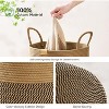Laundry Hamper 62L,Large Laundry Basket for Clothes,Decorative Storage Basket for Blankets - 4 of 4