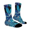 Tropical Print Women Printed Crew Socks Funny Funky Socks Soft Polyester Novelty Gifts for Artists Men - 3 of 4