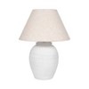 SAGEBROOK HOME 27" Artisan Jug Table Lamp: Polyester Empire Shade, UL Listed, Concrete Base - image 2 of 4