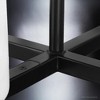 Urban Ambiance Luxury Minimalist Chandelier,  12.875"H x 21.625"W,  Midnight Black Finish, UHP3122 - 3 of 4