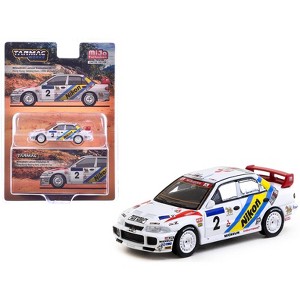 Mitsubishi Lancer Evolution III #2 Winner "Hong Kong-Beijing Rally" (1995) "Global64" Series 1/64 Diecast Model by Tarmac Works - 1 of 4