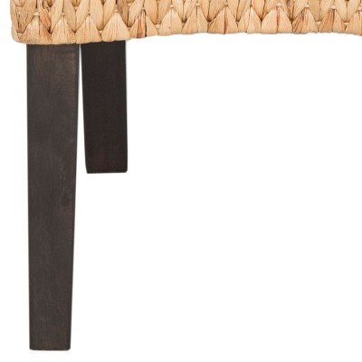 Luz Natural Wicker and Wood Side Chair Set