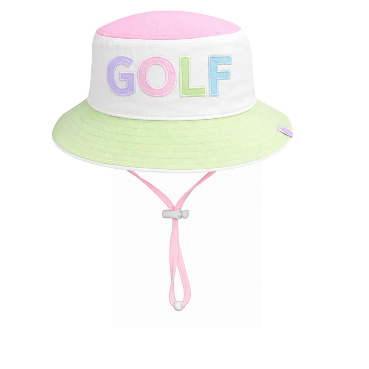 Bits & Bows Rainbow Golf Bucket Hat