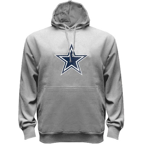 Dallas Cowboys Mens Gray Dallas Cowboys Big Tall Fleece Hoodie 6xl