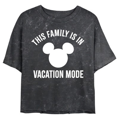 Junior's Mickey & Friends This Family Is In Vacation Mode Mineral Wash ...