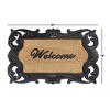 RugSmith Natural Moulded Rubber Welcome Irongate Doormat - image 2 of 4