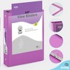 Enday 0.5-Inch 3-Ring View Binder With 2-Pockets - 6 Packs - 3 of 4