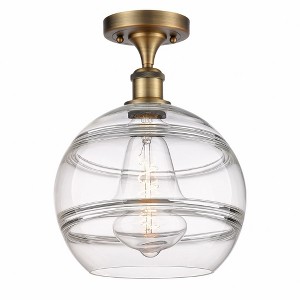 Rochester - 1 Light Semi-Flush Mount In Industrial Style-12.88 Inches Tall and 10 Inches Wide - 1 of 1