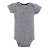 Hudson Baby Boys Thermal Preemie Layette Set 4pc Short Sleeve Outfit, Buffalo Plaid, Preemie - 4 of 4