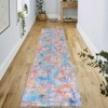 FONTOI Washable Area Rugs with Non-slip Backing, Indoor Bohemia Rugs, Foldable Low-Pile Rugs for Living Room Bedroom, Multicolored, 120"*0.14"*30" - 2 of 4