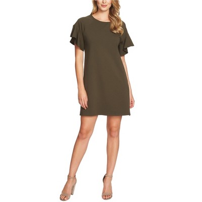1.STATE Womens French Terry Sweater Dress