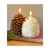 TAG Pinecone Led Candle Brown - 2 of 2