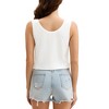 ATHLECHIC Women Casual Breathable Cotton Cropped Tank Top Summer Sleeveless Shirt - 3 of 4