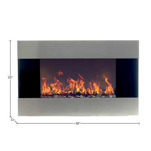 Hastings Home 36 Wall-mounted Electric Fireplace : Target