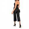 Women's Faux Leather Cropped Pants - Venti6 - 2 of 2