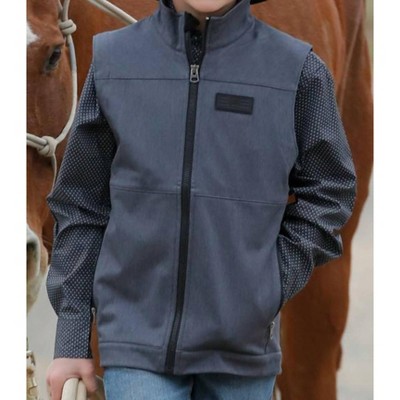 Boy's 's Full Zip Bonded Fleece Vest - CINCH