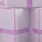 white and purple