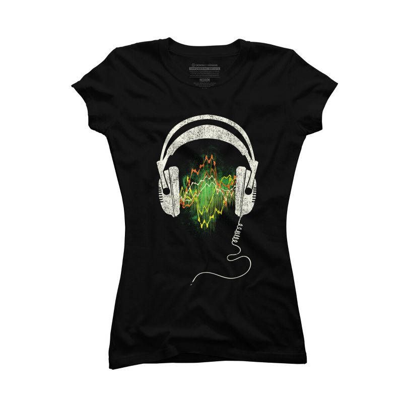 Junior's Design By Humans Soundwave By DBHOriginals T-Shirt, 1 of 4