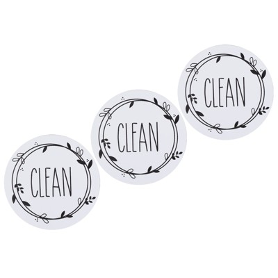 Unique Bargains Dishwasher Double Sided Clean Dirty Sign Magnetic ...