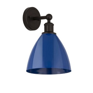 Plymouth Dome - 1 Light Wall Sconce In Industrial Style-10.75 Inches Tall and 7.5 Inches Wide - 1 of 1