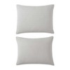 Kenneth Cole New York Textured Duvet Cover & Sham Sets (Solid Waffle-Grey)-Full/Queen - 3 of 4