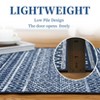 Modern Washable Hallway Runner,Bohemian Rugs ,Non-Slip Non-Shedding Kitchen Entrway Bathroom Floor Mat for Living Room Bedroom - 4 of 4