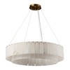 Monzerrad 31" 10 - Light 2 - Tier Alabaster Gold Chandeliers Pendant Lights - 3 of 4