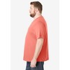 KingSize Men's Big & Tall Shrink-Less Lightweight Crewneck T-Shirt - 4 of 4