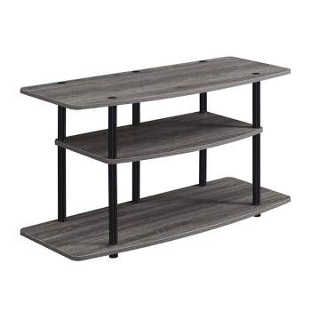 Designs2Go 3 Tier Wide TV Stand for TVs up to 43" - Breighton Home