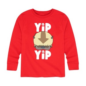 Boys' - Avatar: The Last Airbender - Cute Appa Yip Yip Long Sleeve Graphic T-Shirt - 1 of 4