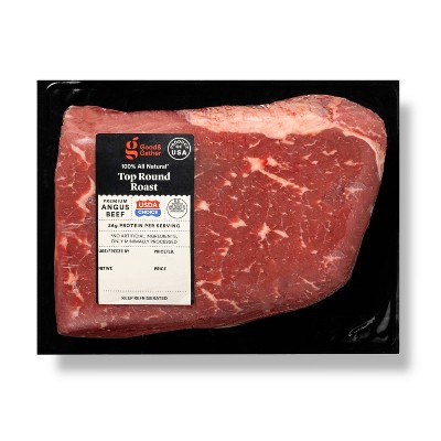 USDA Choice Angus Beef Top Round Roast - 1.26-4.06 lbs - price per lb - Good &#38; Gather&#8482;_2