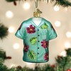 Old World Christmas 3.75" Hawaiian Themed Shirt Ornament Vacation - Tree Ornaments 3.75 In Hawaiian Shirt Ornament Vacation Tree Ornaments - 3 of 3